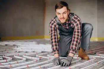 Pose de plancher chauffant à Saint-le-Noble.